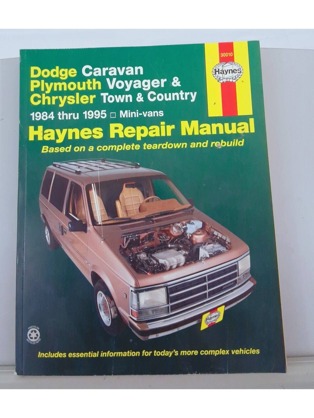 1984-1995 Dodge Caravan Voyager Town Country Mini-Van Haynes #30010 1231 MN2487